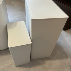 無印　ボックス&ゴミ箱　大
・小の画像