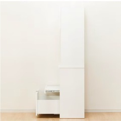 キッチン棚　カップボード　ニトリ　白の画像