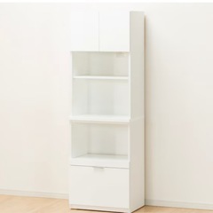 キッチン棚　カップボード　ニトリ　白の画像