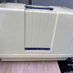 昭和レトロ BROTHER ブラザー 電動足踏みミシン ケース付の画像