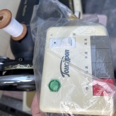 昭和レトロ BROTHER ブラザー 電動足踏みミシン ケース付の画像