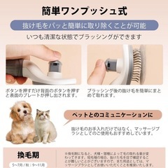 【新品】ペット用ブラシの画像