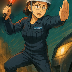 境町近郊　日給10,000円警備員の画像