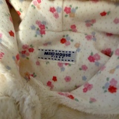 ミキハウス　ベビー　ポンチョ　ケープ　70〜90の画像