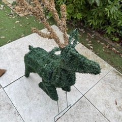 【国分寺】クリスマス　トナカイ　置物　分解可能！　の画像