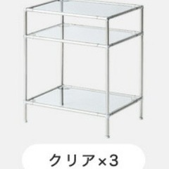 ※11/10までの引き渡し限定価格※ モジュールラック ステンレス ラック ガラスラック　セットの画像