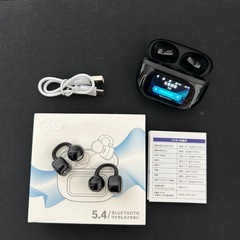 Bluetooth ワイヤレスイヤフォンイヤーカフ型の画像