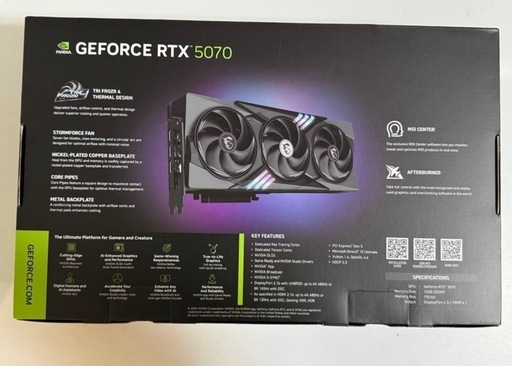 MSI GeForce RTX 5070 12G GAMING TRIO OC