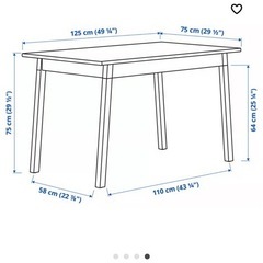 IKEAダイニングテーブル　　の画像