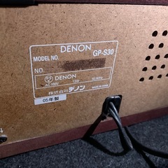 DENON 卓上型アナログプレーヤー GP-S30の画像