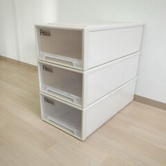 押入れケース３個（高さ23cm）【小金井市民限定】（小金井市再生家具）品番：11-01-03 ※新規優先の画像