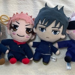 呪術廻戦 クッション ぬいぐるみ　マスコット　セットの画像