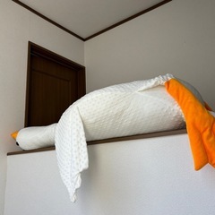 特大あひるのぬいぐるみの画像