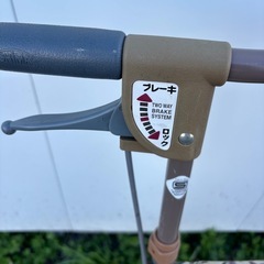 サニーウォーカー　花柄　島製作所　杖立付き　AS-3　シルバーカーの画像