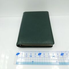 グリーン　レイメイ藤井　システム手帳　ダヴィンチ　ポケットサイズ　mini6の画像