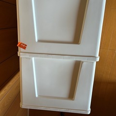 (新品未使用)2箱セット アイリスオーヤマ 収納ケースの画像