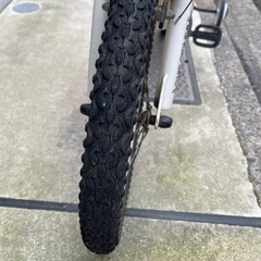 東京引き取り限定【ルイガノ】16インチ　子供用自転車 白　補助手、補助輪付きの画像