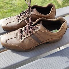 美品　紳士靴　スニーカー　紐靴　茶色　サイズ27cmの画像