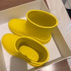 PRADA プラダ ラバーブーツ 黄色36(23〜23.5)レインブーツの画像
