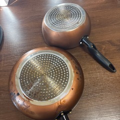 【受け渡し予定者決定】IH対応 フライパン、鍋の画像