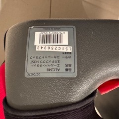 エールベベ チャイルドシート 3歳から 使える シートベルト 固定 サラットハイバックJr クワトロ スカーレットブラック 軽量・通気性重視モデル ALJ208の画像