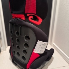 エールベベ チャイルドシート 3歳から 使える シートベルト 固定 サラットハイバックJr クワトロ スカーレットブラック 軽量・通気性重視モデル ALJ208の画像