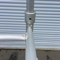 アルミ製 リヤカー リアカー 現状 台車の画像