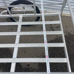 アルミ製 リヤカー リアカー 現状 台車の画像