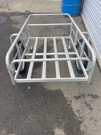 リアカー　リヤカー　台車　2025/12/6現状写真 楽天市場】ミナト アルミリヤカー MAR-81N (折りたたみ式/ノーパンク