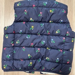 GAP あったか花柄ベスト110cmの画像