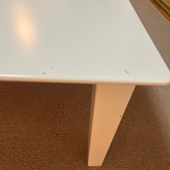 ローテーブル　ホワイトの画像