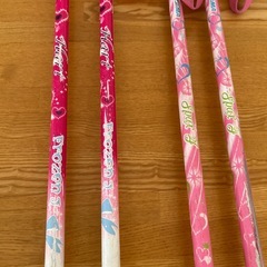 キッズ　スキー　ポール80センチ　2セットの画像