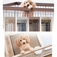 ペット用　犬用　ゲージ　白の画像