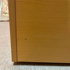 木製　マガジンラック　絵本棚　キャスター付きの画像