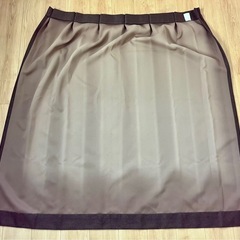 （一時停止中）家具　カーテン　遮光カーテン　茶色　ブラウン　2枚1組セットの画像