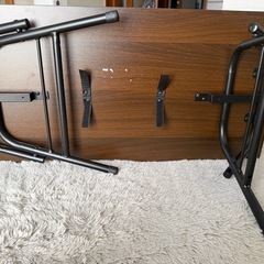 折りたたみ式　ローテーブルの画像