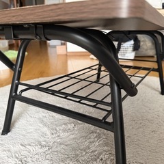 折りたたみ式　ローテーブルの画像