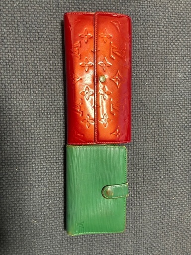 ルイヴィトン ヴェルニ 財布ルイヴィトン　エピ　がま口　財布　緑