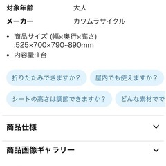 カワムラサイクル　ブレーキ付き歩行器　の画像