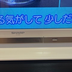 シャープ 32V型 ブルーレイ内蔵 HDD搭載　ハイビジョン 液晶テレビ  テレビ台の画像