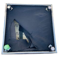 クラスティーナ　ウルティマソファ　オットマン　スツール　ブラウン　大型の画像