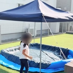 キャンプ用品//タープテント・チェアセットの画像