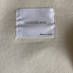 ロングベスト ロングジレ 韓国ベージュ 防寒着 ベスト ジレ ベージュの画像