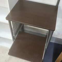 【リサイクルショップどりーむ天保山店】No.4599 レンジラック キッチン家具の画像