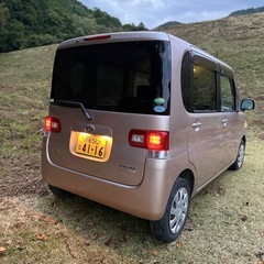 24年　タント　車検満タン9年10月　パワースライドドア　アイドリングストップ　スマートキー　ETC　落札金額とリサイクル料金の画像