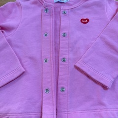 ミキハウスカーディガン80の画像