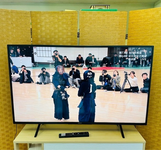 【引取】25年製★SONY 4K液晶TV BRAVIA(ブラビア)50V型KJ-50X75WL
