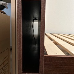 セミダブルベッドフレームの画像