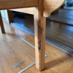 【お取引中】テーブル板・台座(自作品)の画像