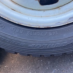 【値下げ】ローバーミニ　12インチ　145/70R12　ホイール　の画像